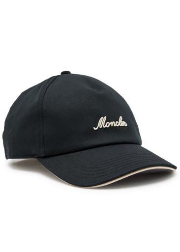 Logo-embroidered cotton cap by MONCLER