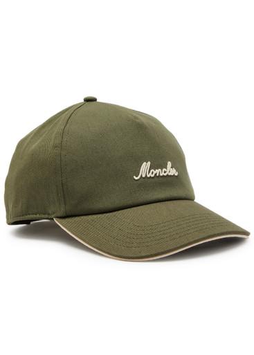Logo-embroidered cotton cap by MONCLER