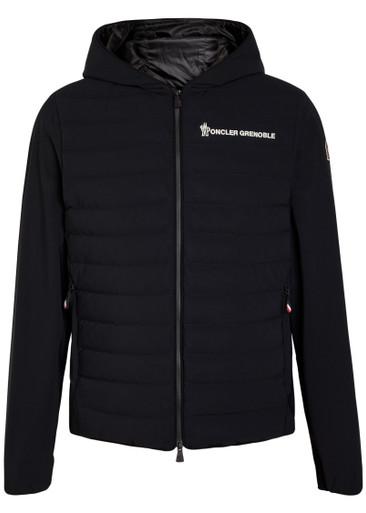 Logo hoodied shell jacket by MONCLER