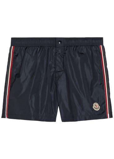 Logo nylon swim shorts by MONCLER