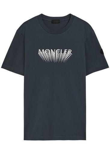 Logo-print cotton T-shirt by MONCLER