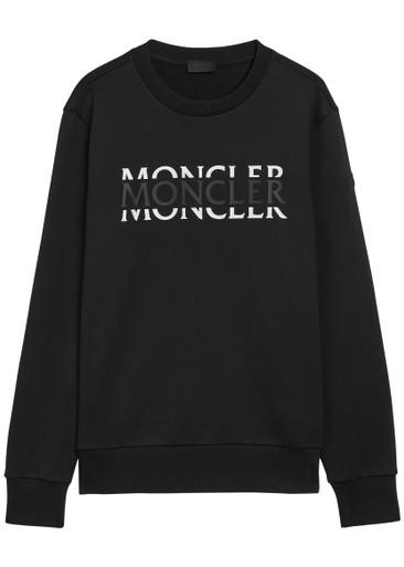 Logo-print cotton sweatshirt by MONCLER