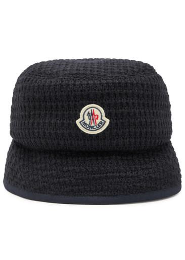 Logo reversible wool-blend bucket hat by MONCLER
