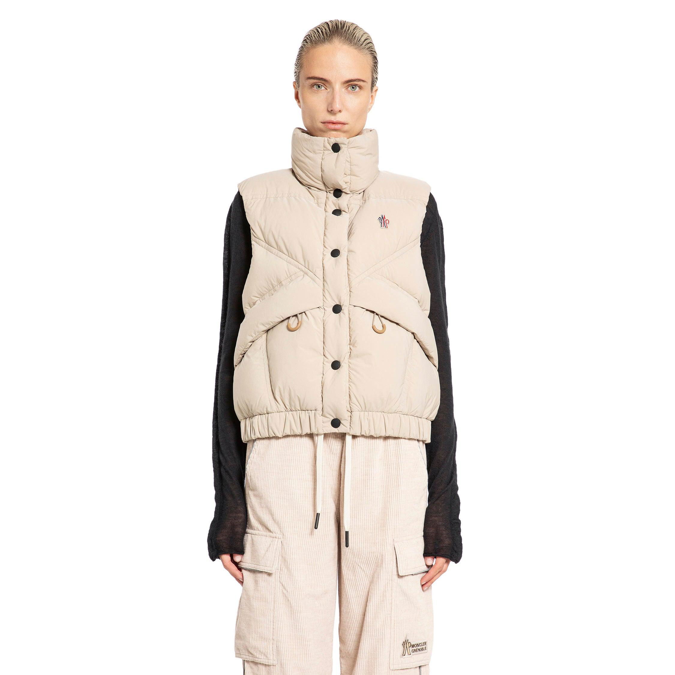 MONCLER GRENOBLE WOMAN BEIGE JACKETS by MONCLER