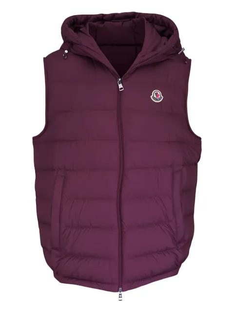 Mardeillan hoodied logo gilet by MONCLER
