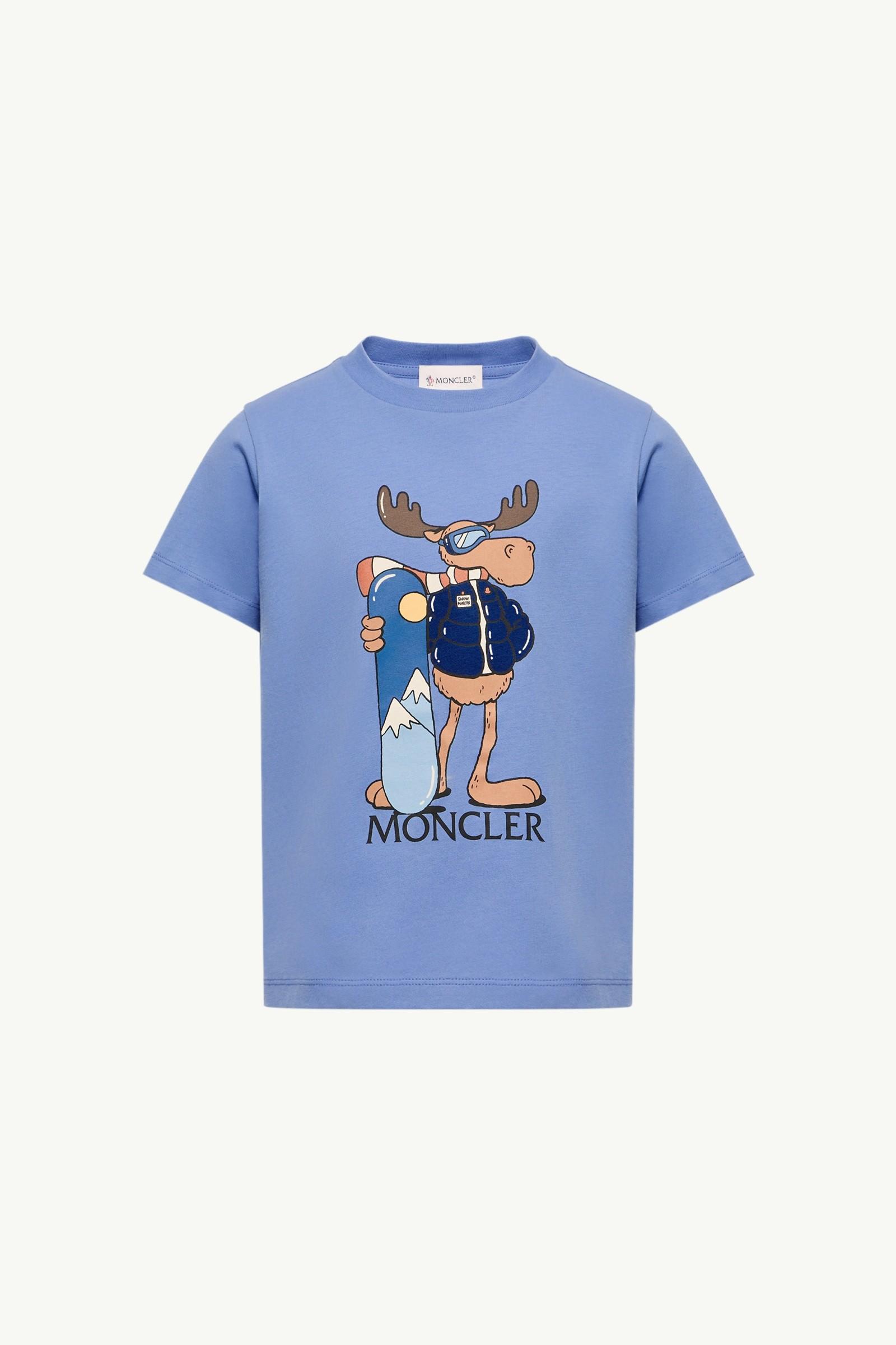 Mascot Print Cotton T-Shirt by MONCLER