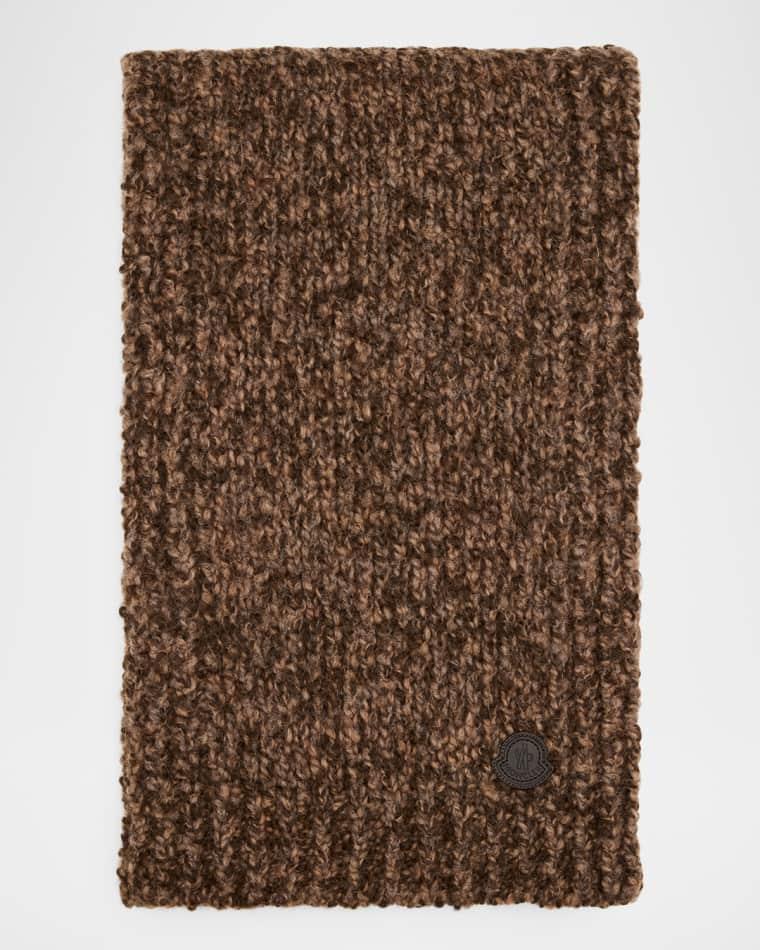 Men's Edit Wool and Alpaca Blend Scarf by MONCLER