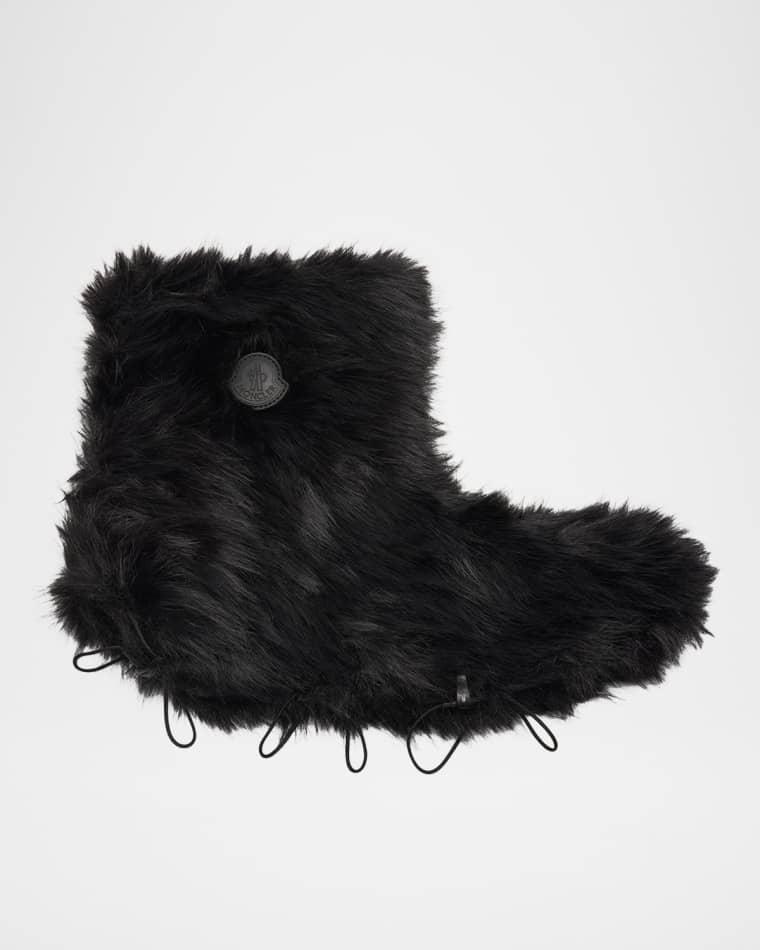 Men's Gaiter Trailgrip Faur Fur Ankle Boots by MONCLER
