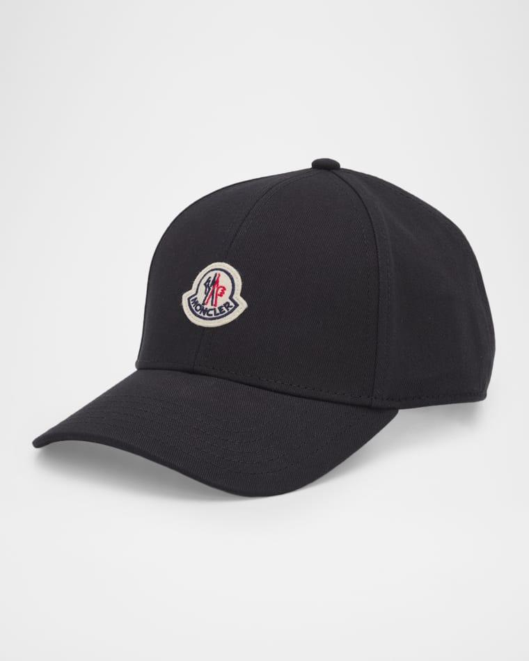 Men's Logo Cotton Gabardine Baseball Cap by MONCLER