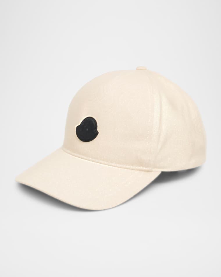 Men's Logo Emblem Cotton Baseball Cap by MONCLER
