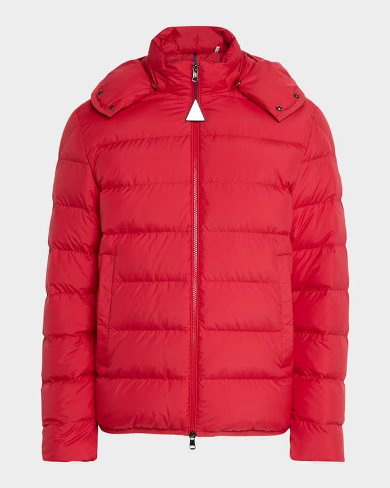 Men's Montbrocq Hooded Short Down Puffer Jacket by MONCLER Men's Montbrocq Hooded Short Down Puffer Jacket by MONCLER