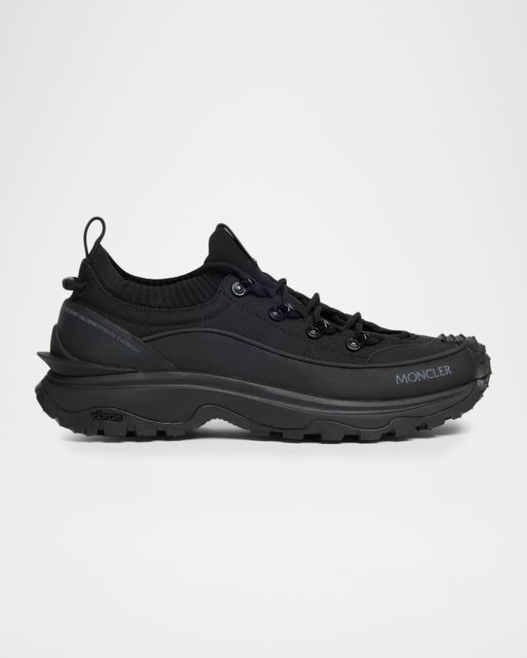 Men's Trailgrip Lite3 Nubuck & Suede Low-Top Sneakers by MONCLER