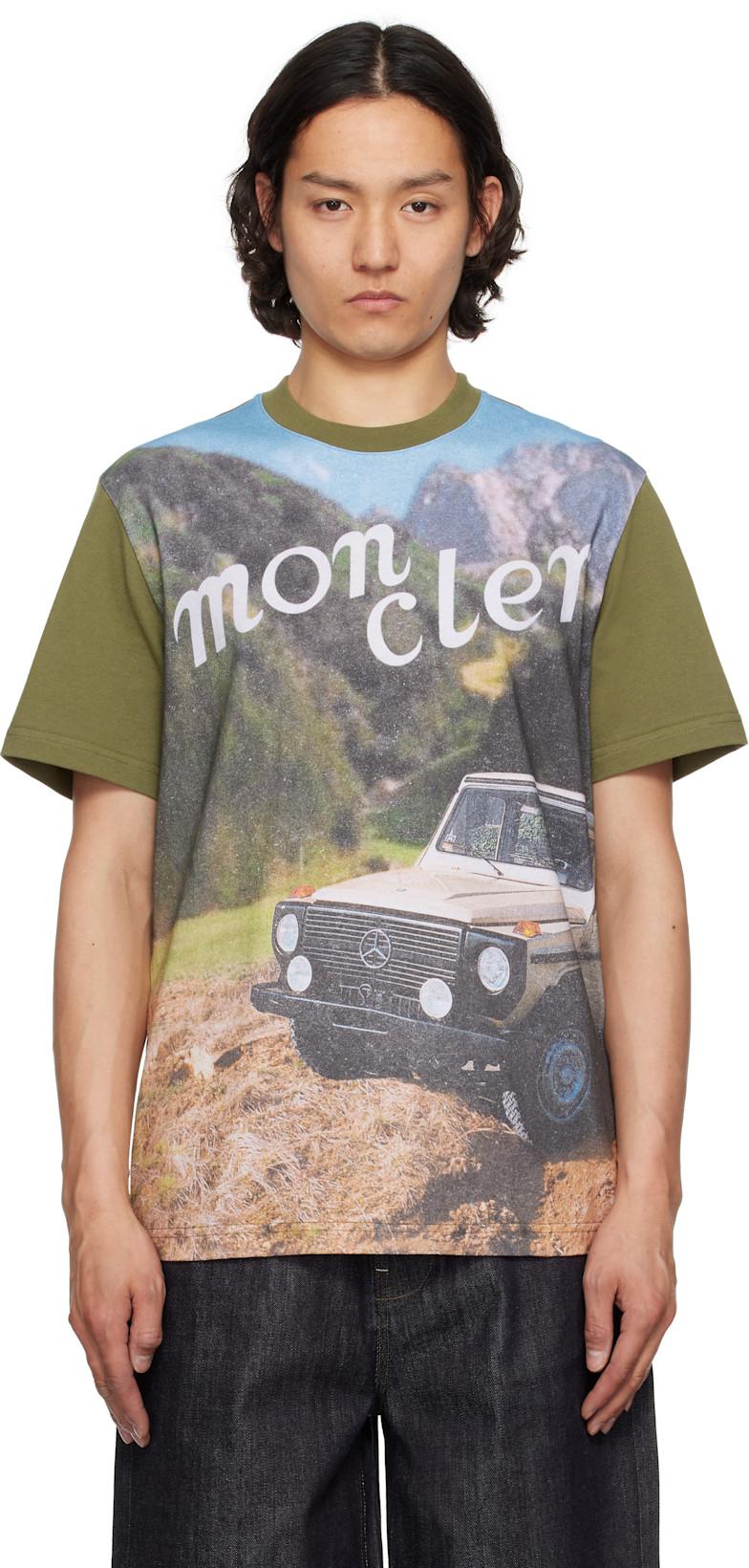 Mercedes-Benz by NIGO Khaki Short Sleeve T-shirt by MONCLER