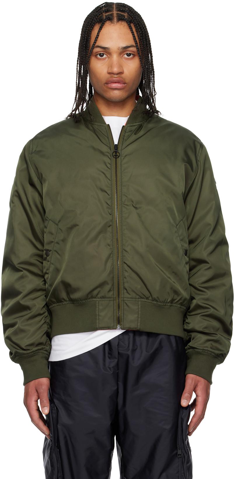 Mercedes-Benz by NIGO Khaki & Orange Neper Down Bomber Jacket by MONCLER