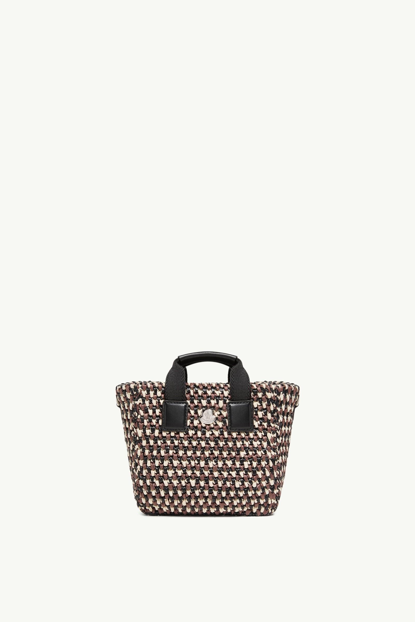 Micro Caradoc Raffia Tote Bag by MONCLER
