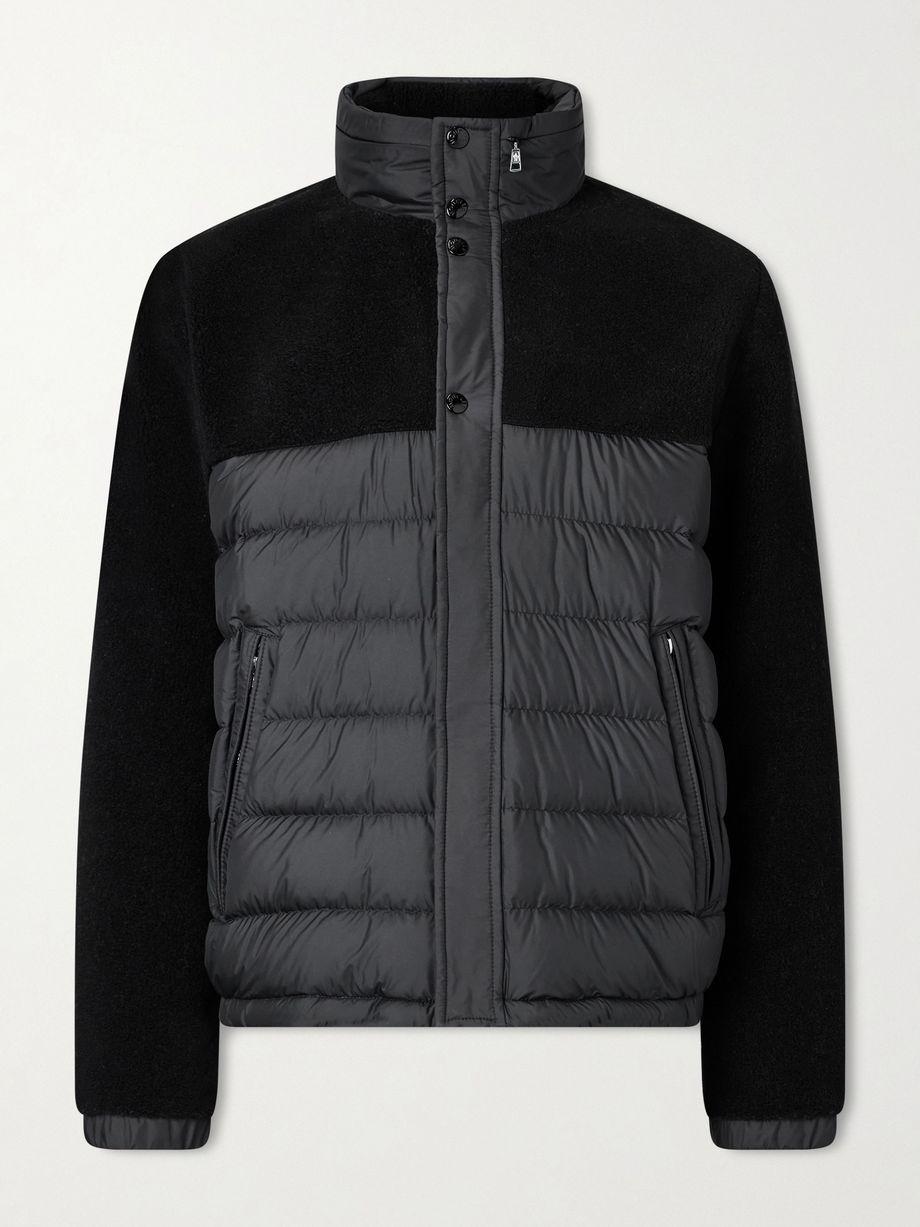 Mistral Panelled Fleece and Quilted Shell Down Jacket by MONCLER