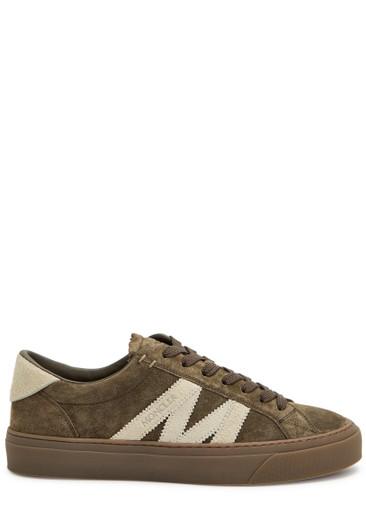 Monaco suede sneakers by MONCLER