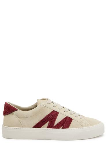 Monaco suede sneakers by MONCLER