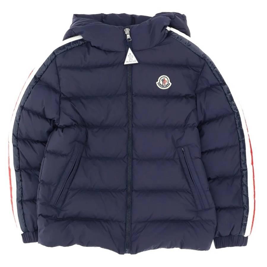 Moncler Boys Navy Chrale Giubbotto Down Puffer Jacket by MONCLER
