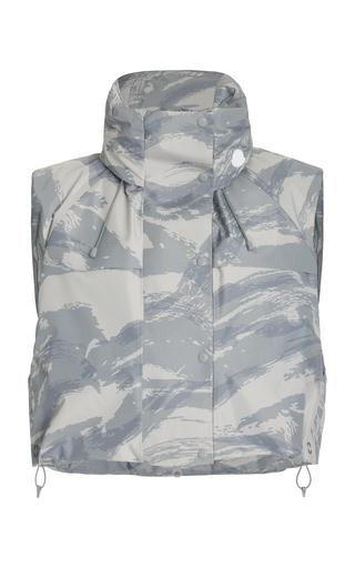 Moncler Genius 4 Moncler Hyke Vanilis Cropped Camouflage Gore-Tex Vest - Moda Operandi by MONCLER
