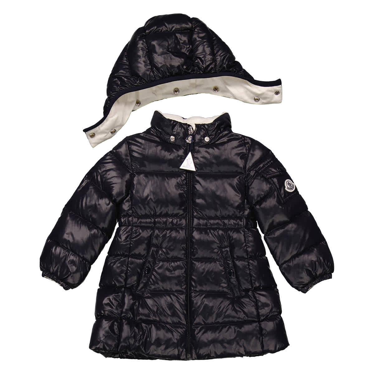 Moncler Girls Brouffier Hooded Puffer Down Coat by MONCLER