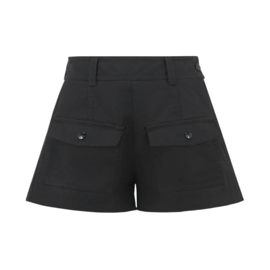 Moncler Girls Logo-Patch Cotton Blend Shorts by MONCLER