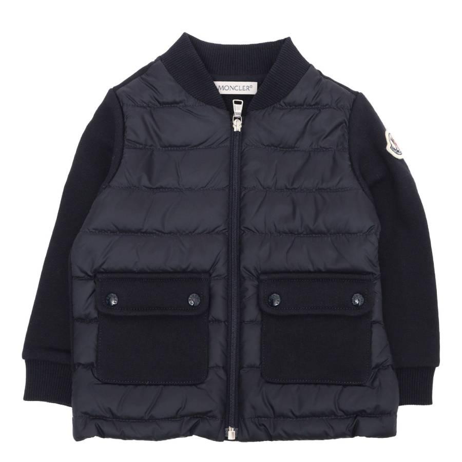 Moncler Girls Padded Zip-Up Sweatshirt by MONCLER