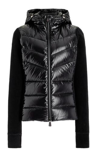 Moncler Grenoble Down Fleece Hooded Cardigan - Moda Operandi by MONCLER
