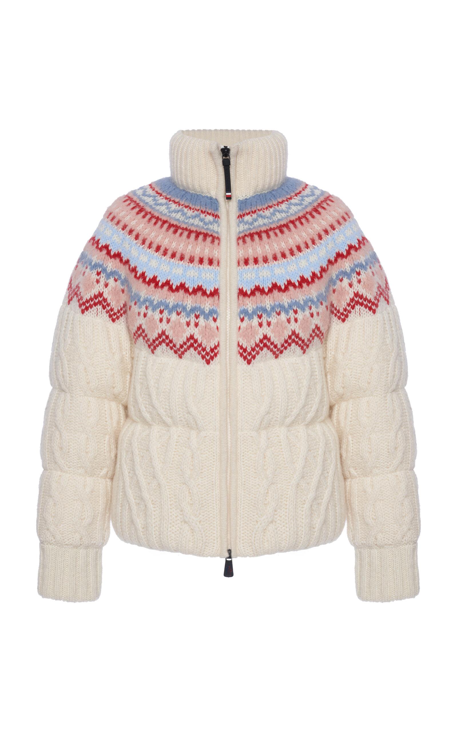 Moncler Grenoble Knit Wool-Mohair Down Jacket - Moda Operandi by MONCLER
