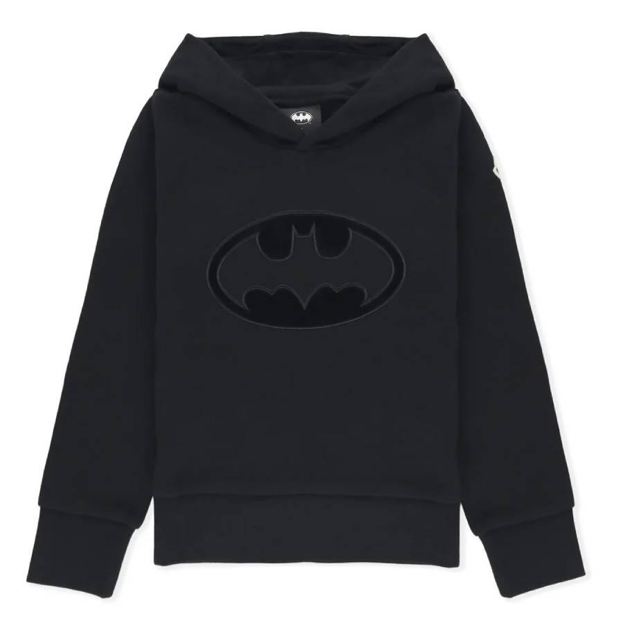 Moncler Kids Batman Logo Cotton Hoodie by MONCLER