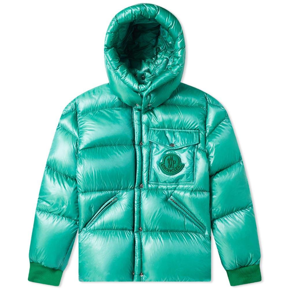 Moncler Lametin Hooded Down Jacket by MONCLER | jellibeans