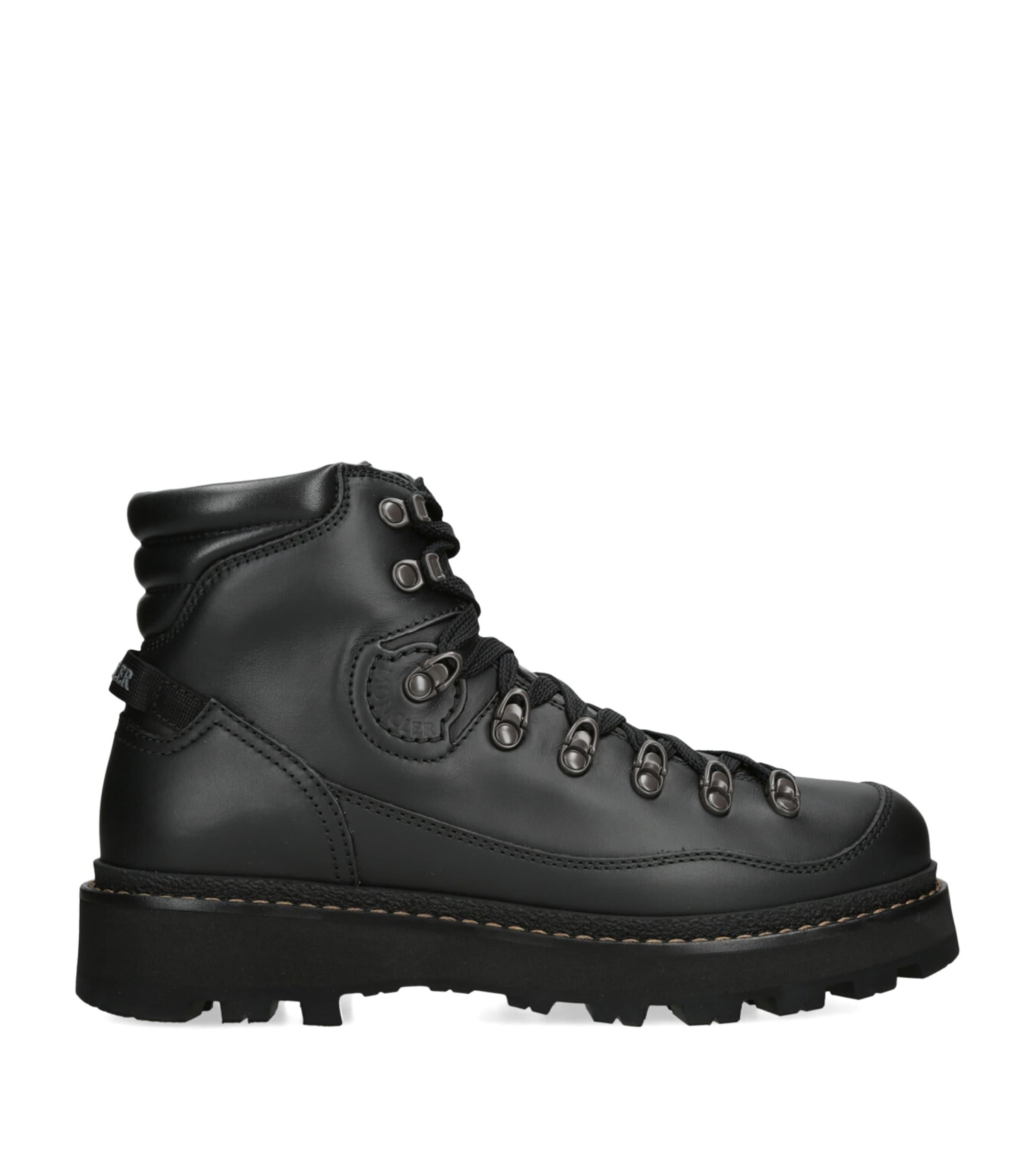 Moncler Leather Peka Trek Hiking Boots by MONCLER