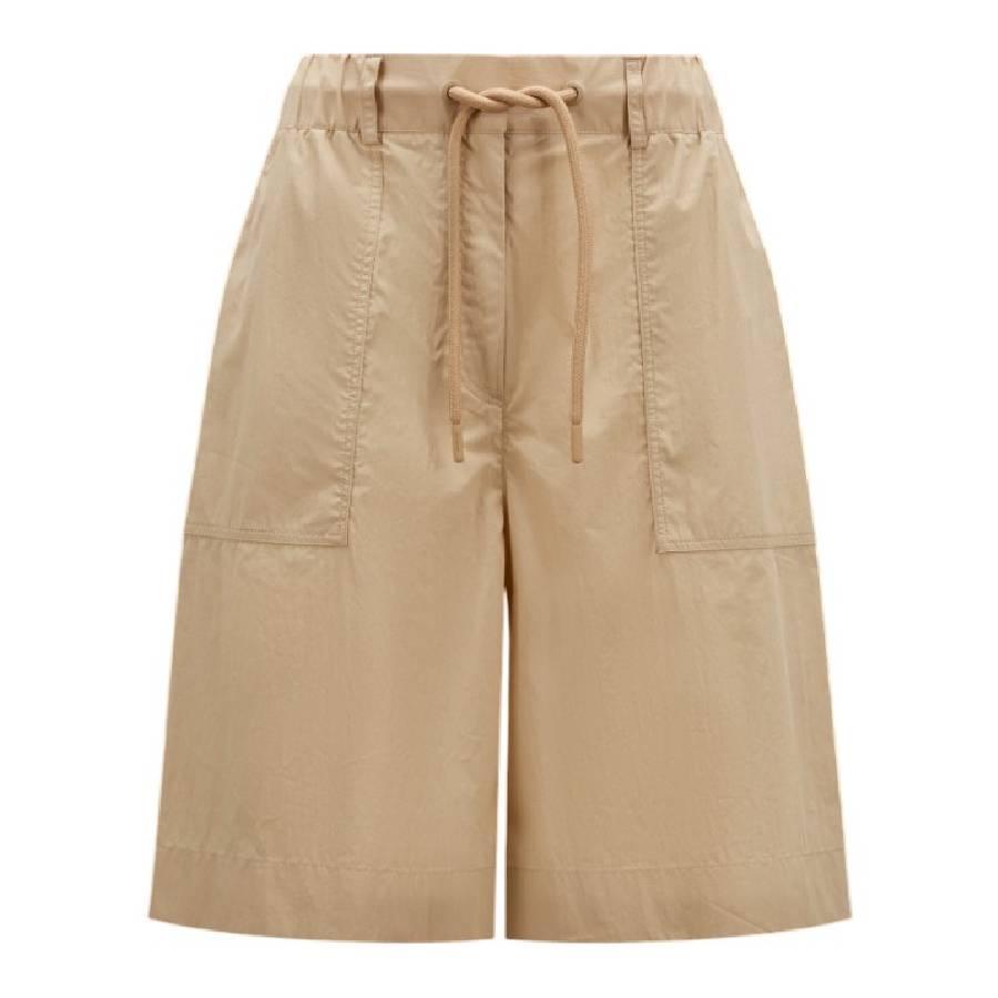 Moncler Logo-Patch Drawstring Shorts by MONCLER