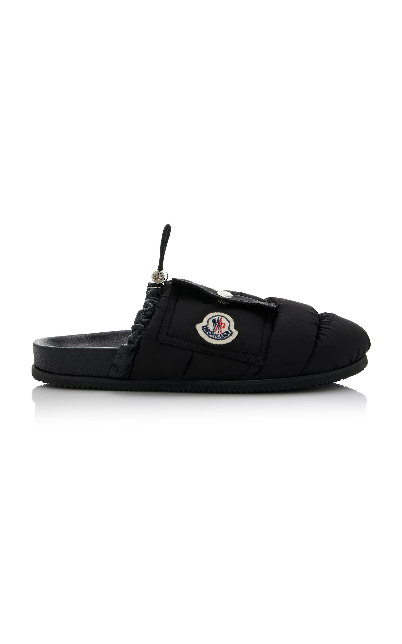 Moncler Mon Padded Nylon Mules - Moda Operandi by MONCLER Moncler Mon Padded Nylon Mules - Moda Operandi by MONCLER