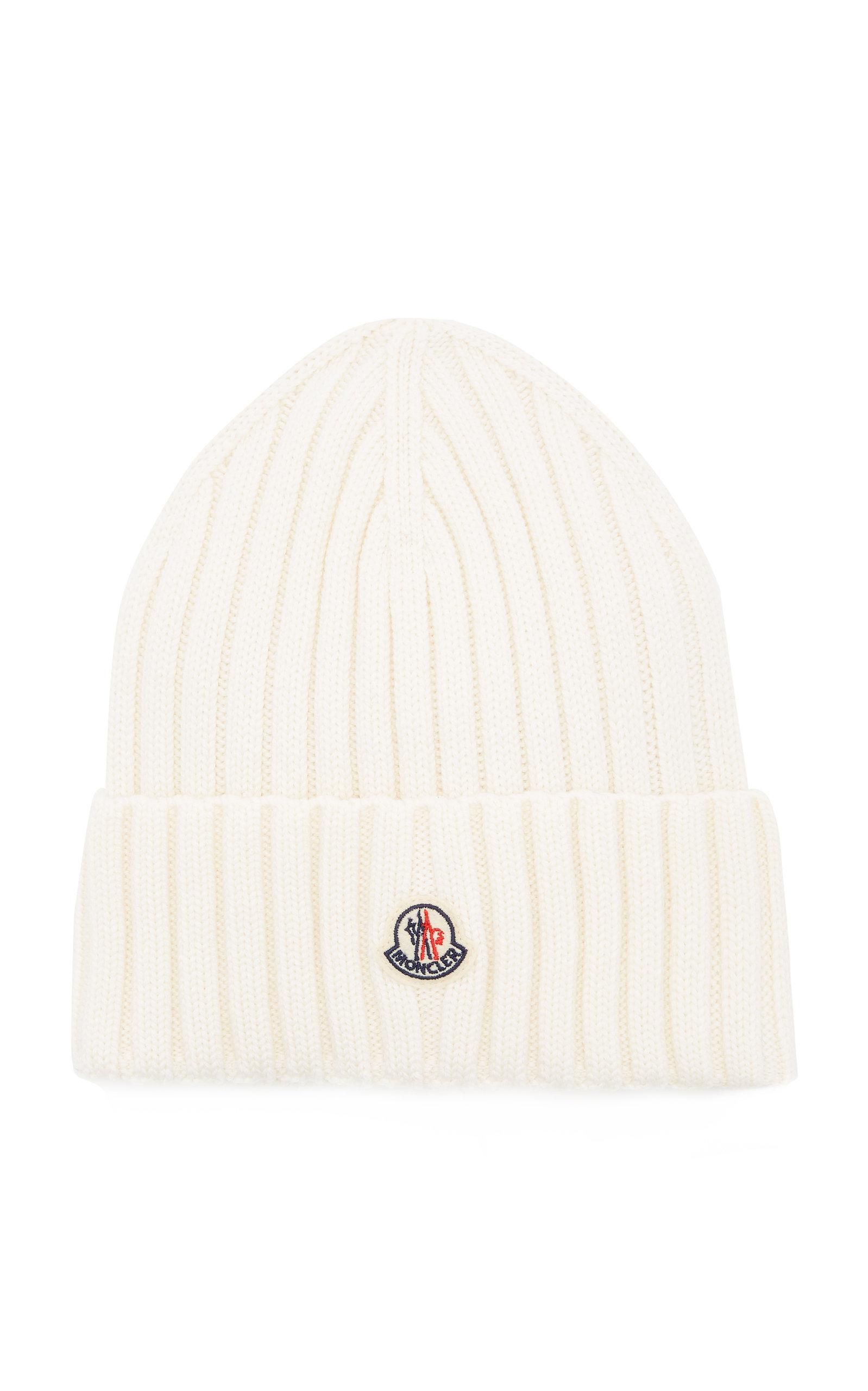 Moncler Ribbed-Knit Wool Beanie - Moda Operandi by MONCLER
