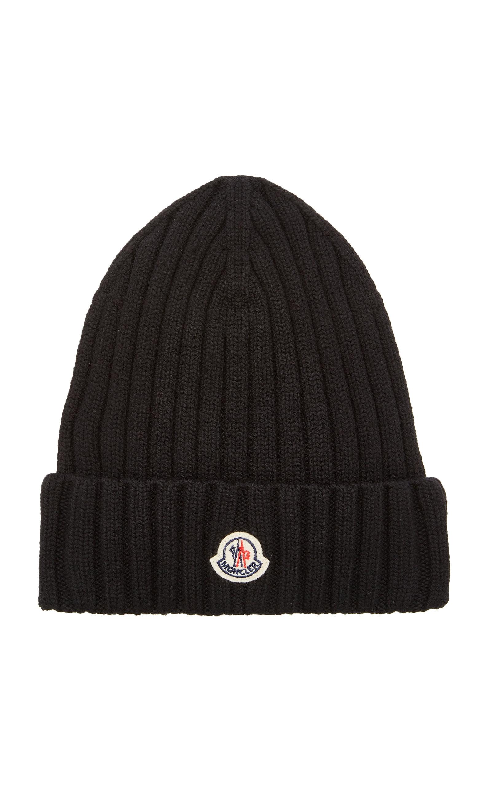 Moncler Ribbed-Knit Wool Beanie - Moda Operandi by MONCLER