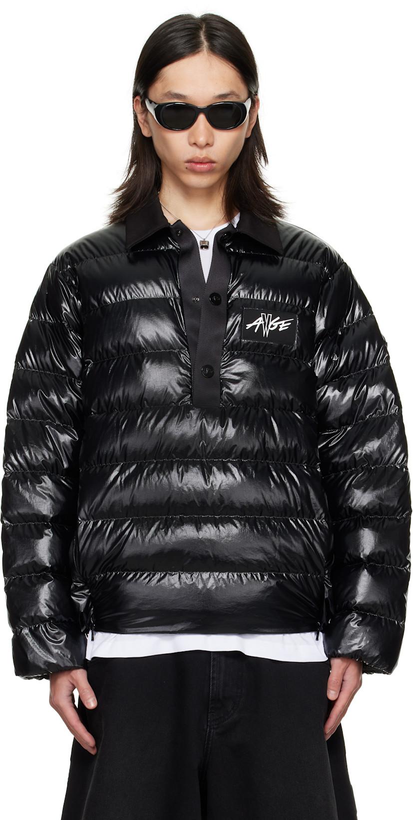 Moncler x A$AP Rocky Black Vardar Shirt Down Jacket by MONCLER