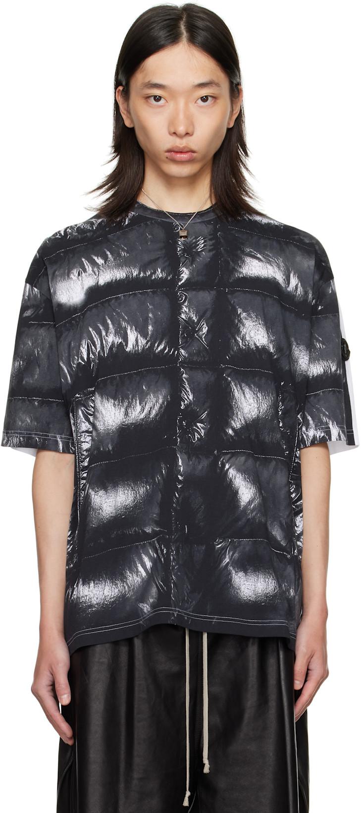 Moncler x A$AP Rocky Black & White Short Sleeve T-shirt by MONCLER