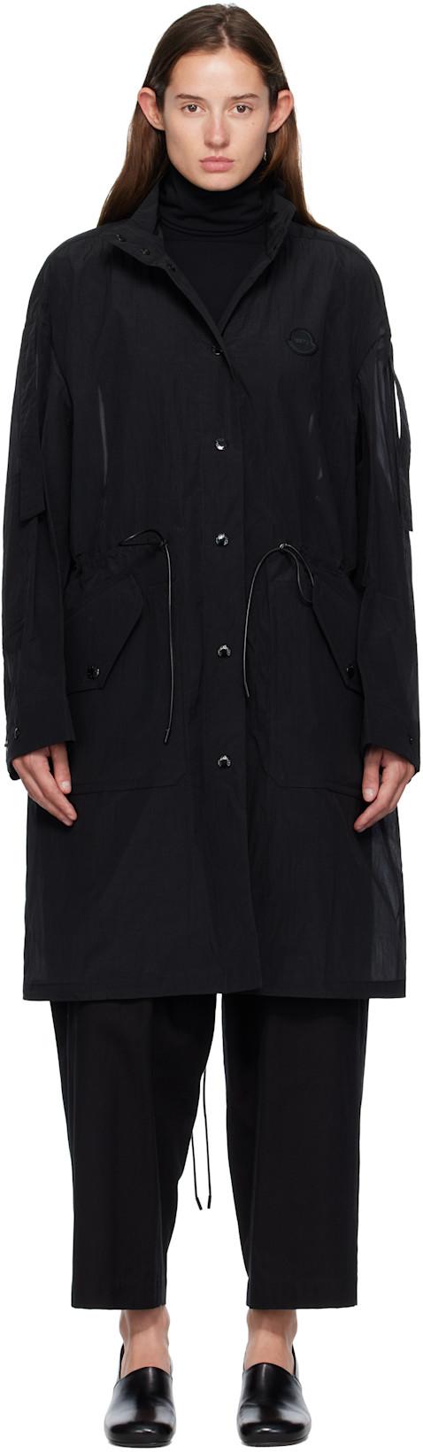 Moncler x EE72 Black Prapiroon Coat by MONCLER