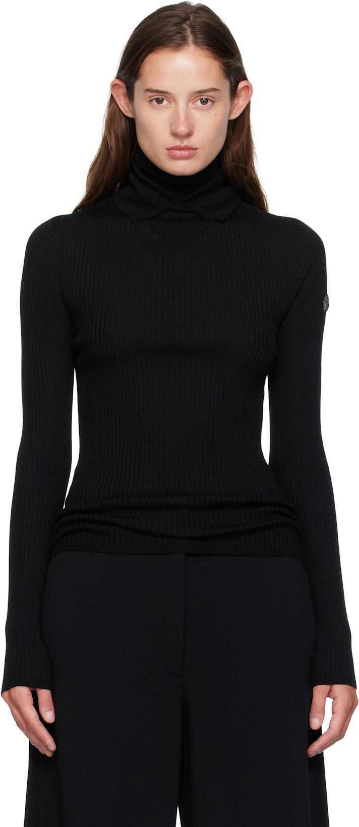 Moncler x EE72 Black Wool Turtleneck by MONCLER