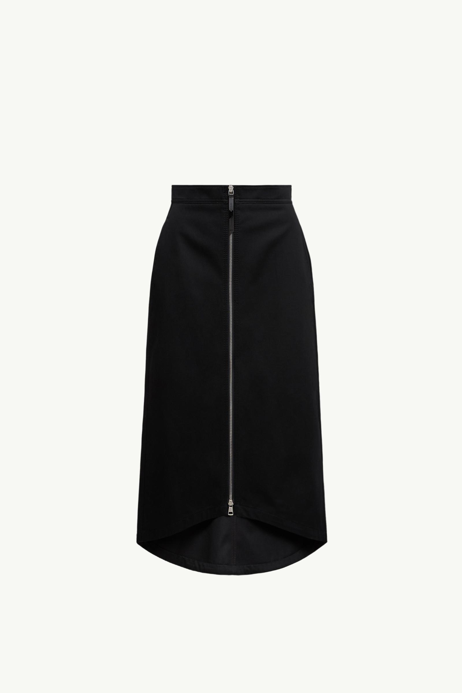 Moncler x EE72 by Edward Enninful Cotton Gabardine Midi Skirt by MONCLER