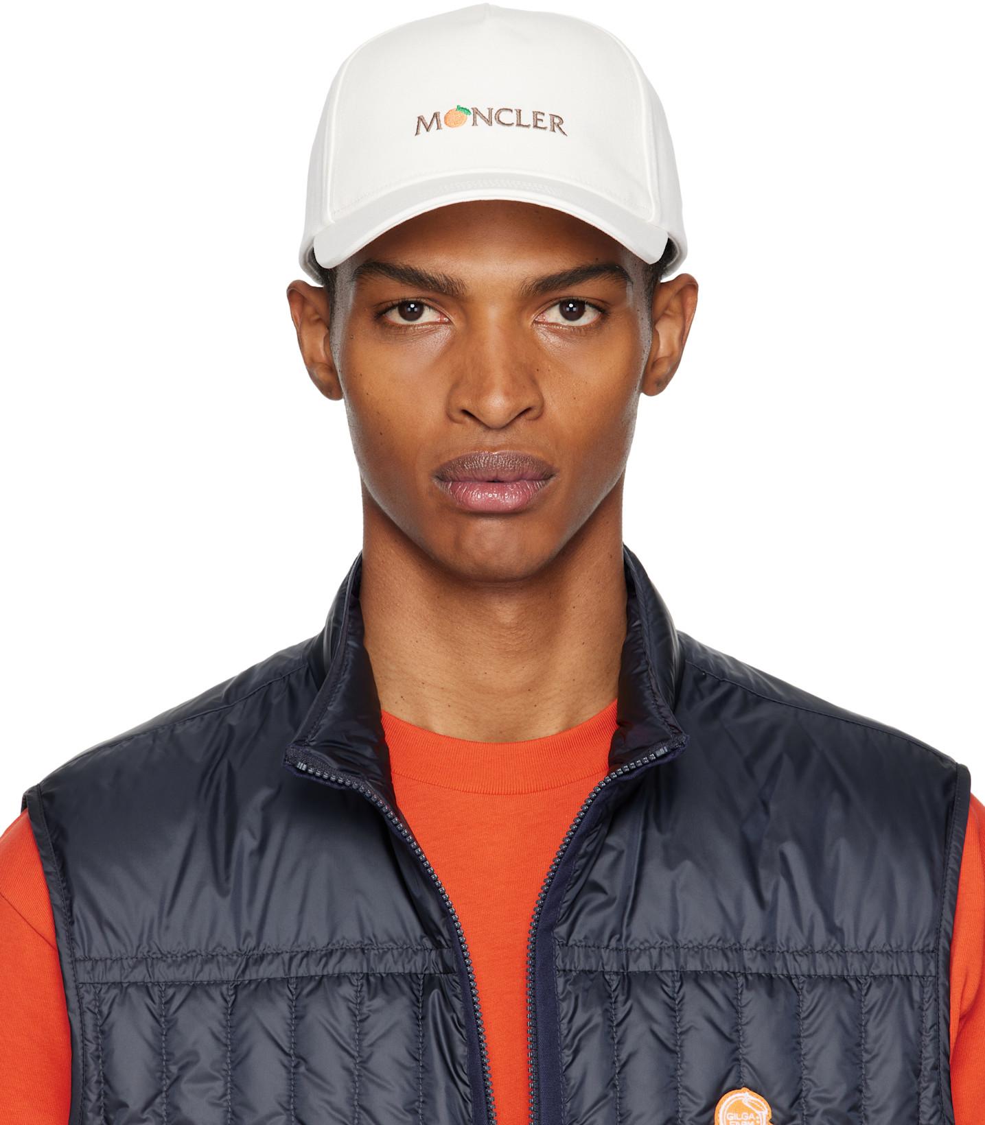 Moncler x Gilga Farm White Baseball Cap by MONCLER