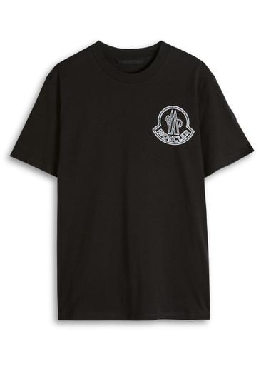 New Badge logo-print cotton T-shirt by MONCLER