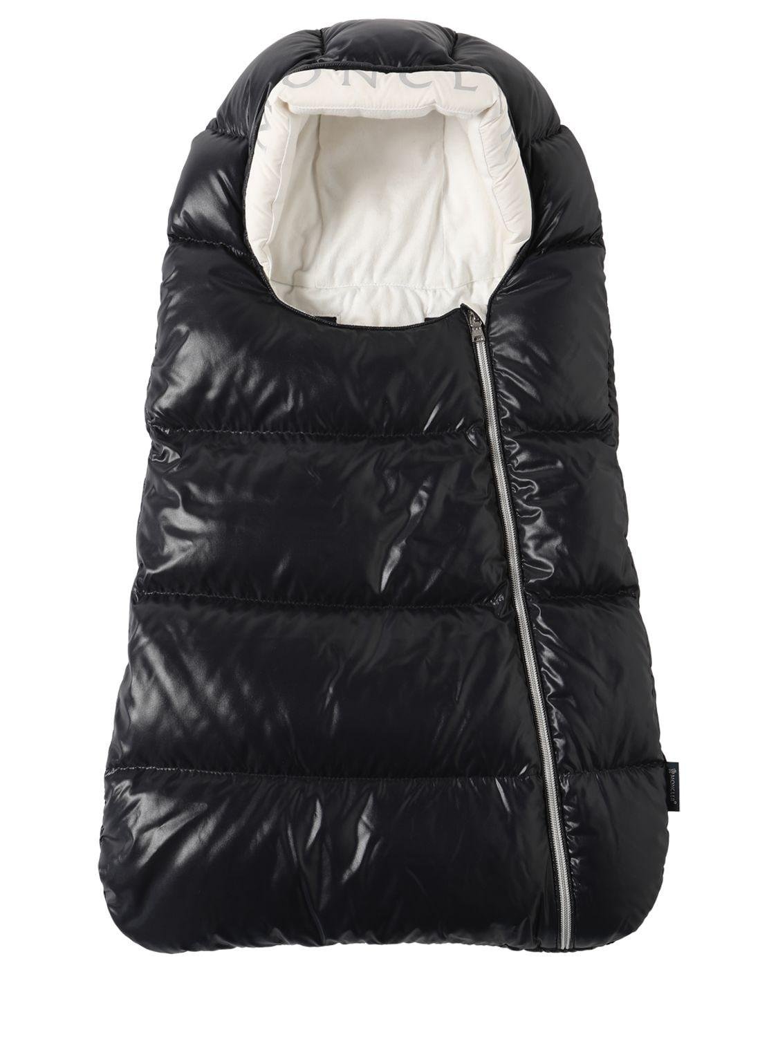 Nylon Laqué Down Baby Sleeping Bag by MONCLER