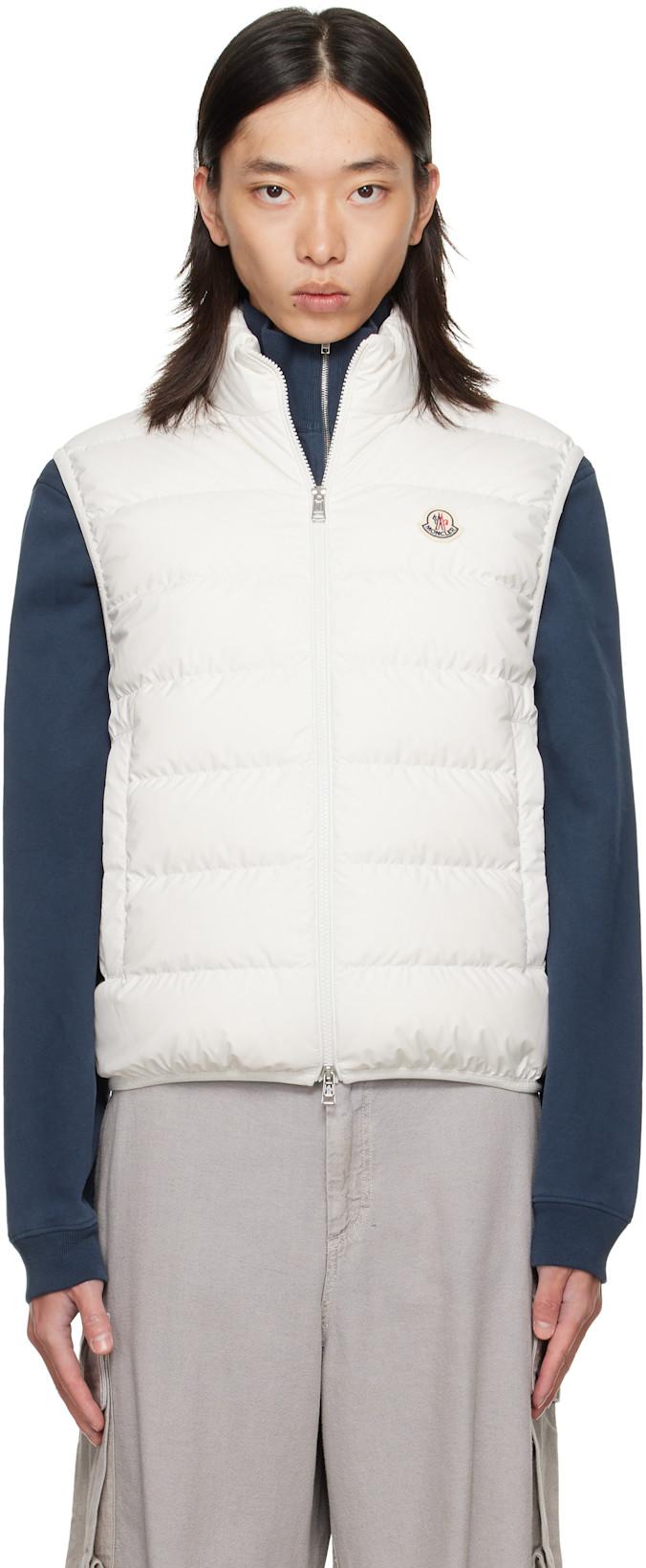 Off-White Contrin Down Vest by MONCLER