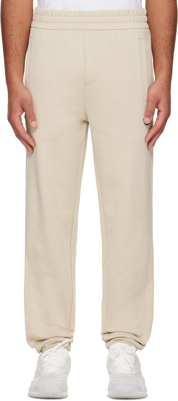 Off-White Cotton Sweatpants by MONCLER