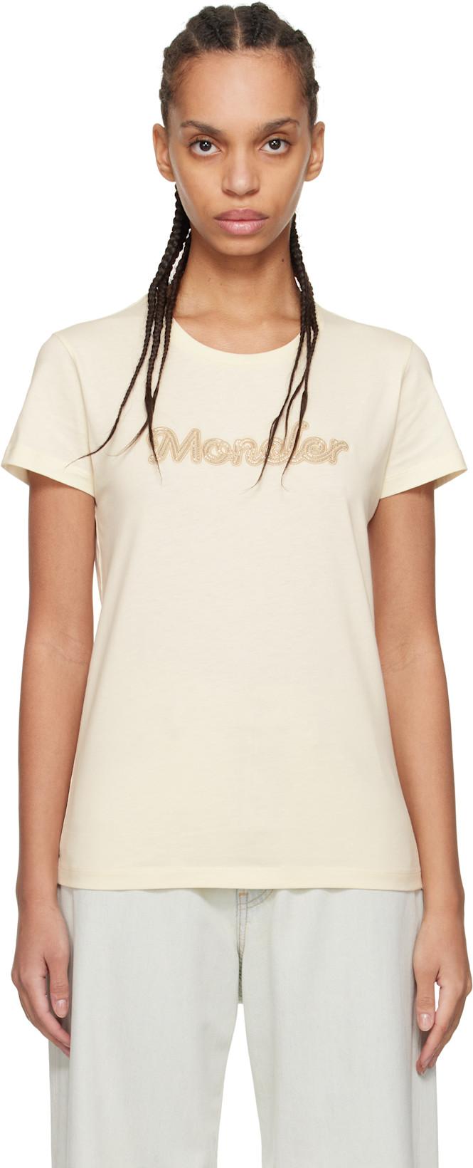 Off-White S/S Logo T-shirt by MONCLER