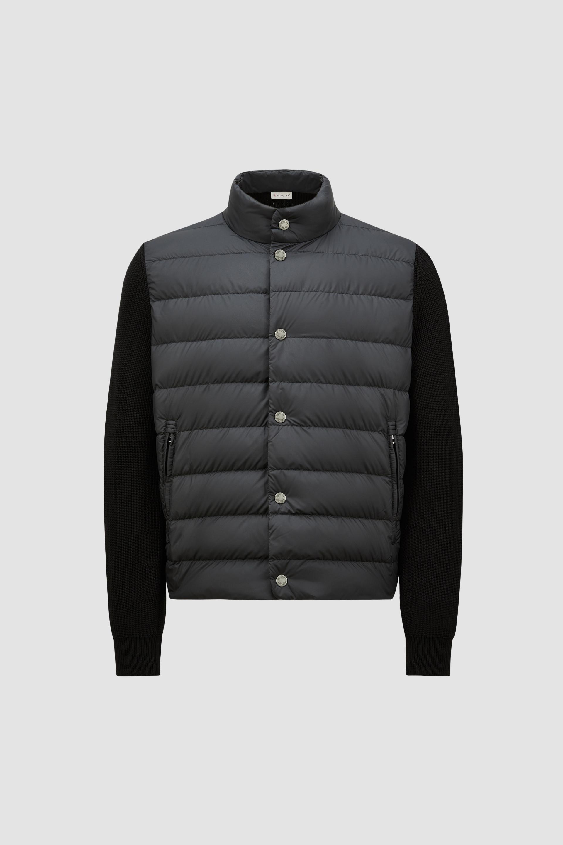 Padded Cotton Zip-Up Cardigan by MONCLER