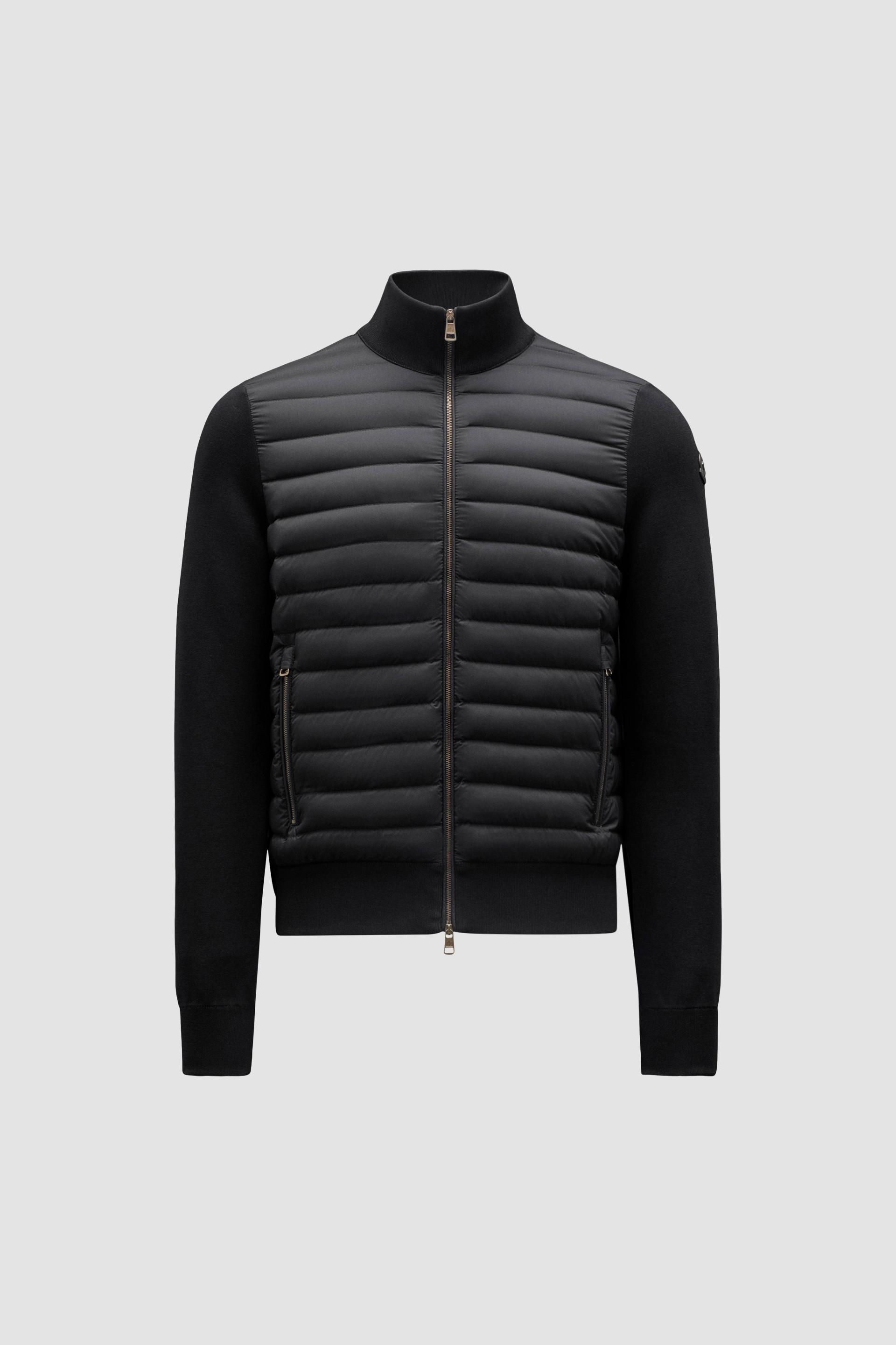 Padded Crêpe Cotton Zip-Up Cardigan by MONCLER