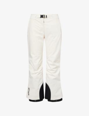 Padded Straight-Leg Stretch-Woven Ski Trousers by MONCLER